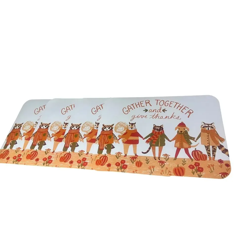 Kohl's Gather Together and Give Thanks Fall Animal Placemats 18